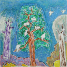 100x100cm, 2016, Saint-Cyr-sur-Mer